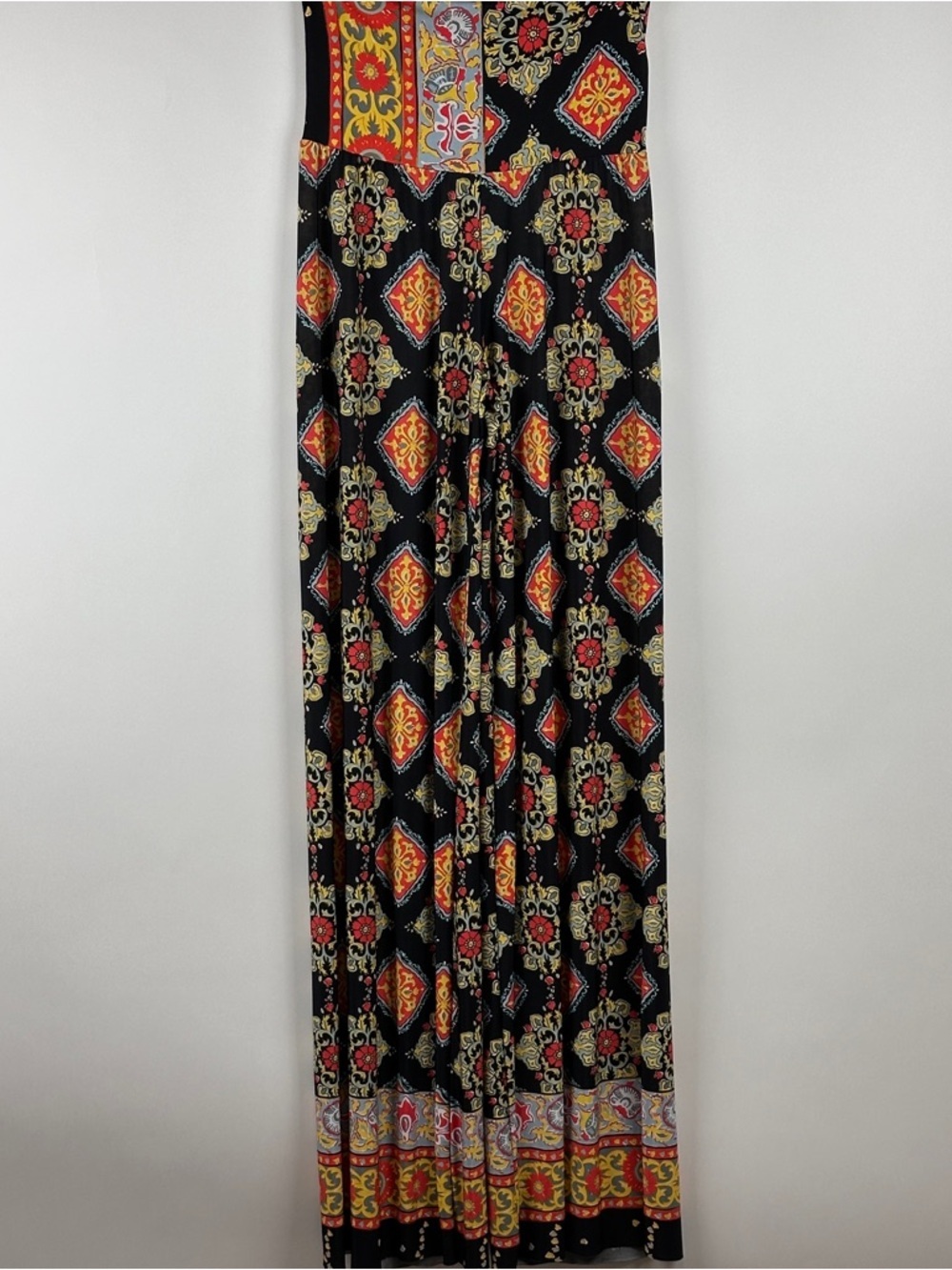 Women's Funky Vintage Abstract Print Loose Fitting Palazzo Pant